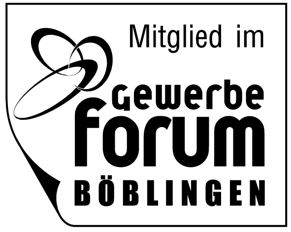 Button: Mitglied im Gewerbeforum Böblingen